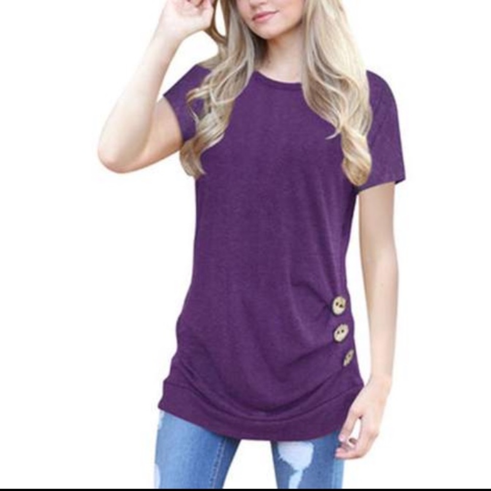Purple Short Sleeve T-Shirt